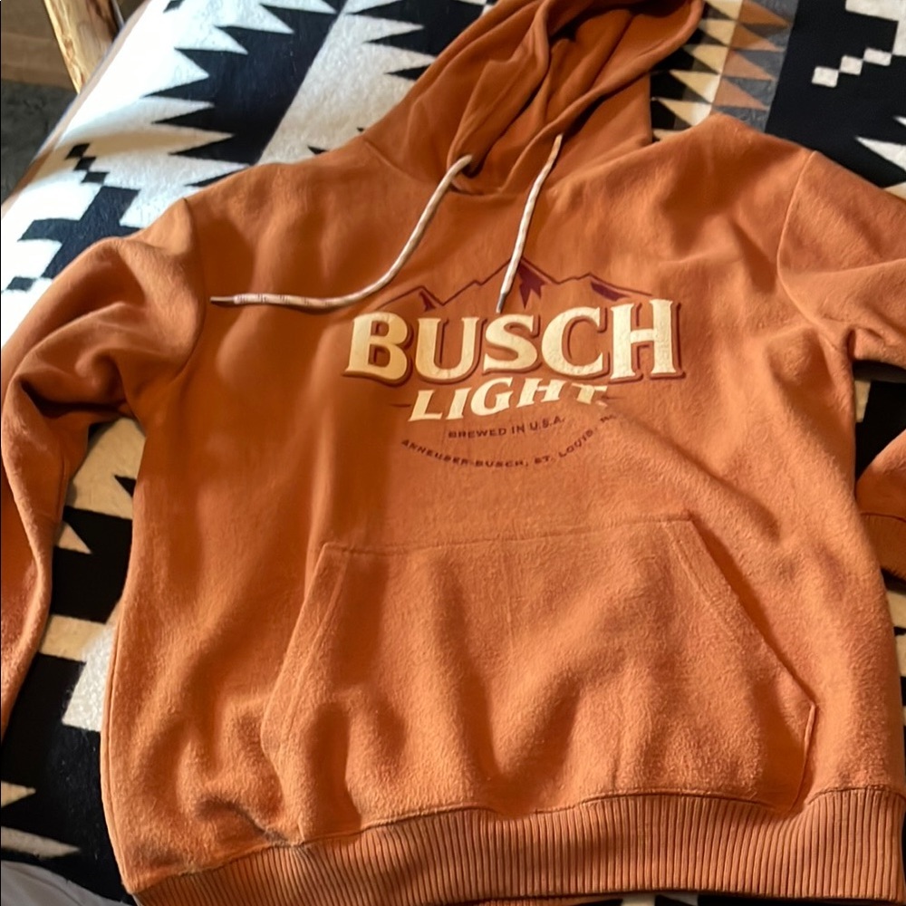 Men's Orange Hoodie